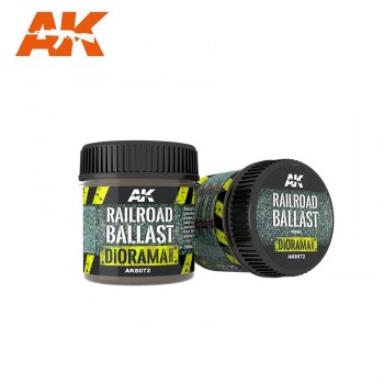 AK Railroad Ballast 100ml Acrylic AK8072